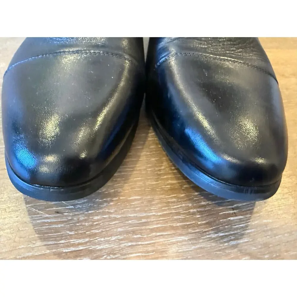 Vintage Foundry Co Black Leather Lace Up Oxford Dress Shoes Men 11